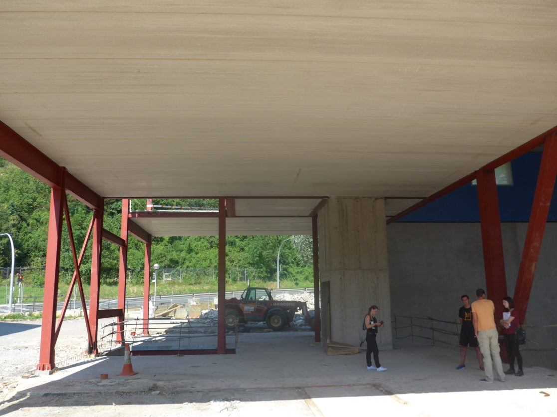 Ampliación polideportivo Zestoa detalle estructura 04