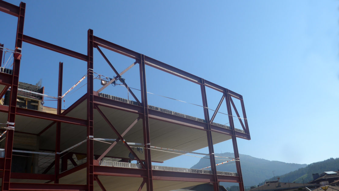 Ampliación polideportivo Zestoa detalle estructura 02